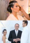 La exc�ntrica boda en blanco y negro de Kim Kardashian