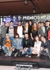 Mal�, Dani Mart�n y Carlos Jean, en la presentaci�n de los nominados a los Premios 40 Principales
