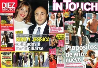 Las portadas de las revistas del coraz�n de esta semana 04/01/12