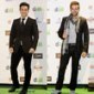 David Bustamante, Pablo Albor�n y Luis Fonsi, tr�o de guapos en los Premios Cadena Dial