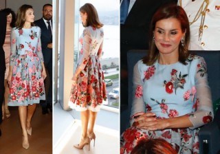 ¡Sorpresa en Palma! Letizia Ortiz estrena corte de pelo y vestidazo de CH