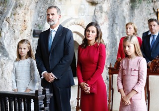 Letizia Ortiz roba protagonismo a su hija Leonor en Covadonga
