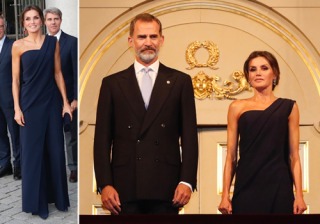 Letizia Ortiz con un look casi de Oscar en el Teatro Real