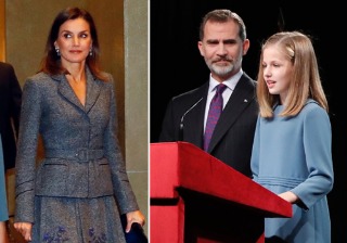 Letizia cede el protagonismo a su hija Leonor ante un orgulloso Felipe