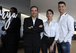 Así fue la cita de negocios de Cristiano Ronaldo y Georgina Rodríguez en Madrid