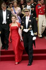 Letizia Ortiz, vestida de Lorenzo Caprile