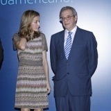 Do�a Letizia Ortiz, de tonos pastel