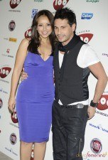 David de Mar�a posa muy sonriente junto a Chenoa