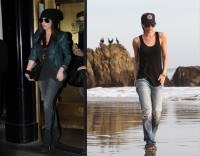 Victoria Beckham tambi�n viste desali�ada