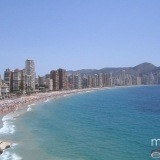 Playas de Levante y Poniente, en Benidorm