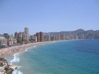 Playas de Levante y Poniente, en Benidorm