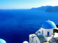 Vista de Santorini, una isla rom�ntica