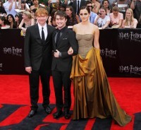 Emma Watson junto a sus compa�eros de rodaje de la �ltima pel�cula