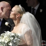 Zara Phillips escogi� los tulipanes para su ramo de novia