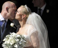 Zara Phillips escogi� los tulipanes para su ramo de novia