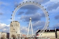 La noria gigante London Eye: genial, en Londres