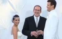 Kim Kardashian, feliz, junto a su marido, Kris Humphries