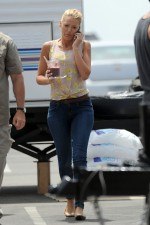 Blake Lively, en vaqueros