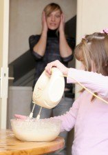 Evita los accidentes de los ni�os en la cocina