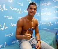 Cristiano Ronaldo y su rosario de la suerte
