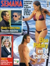 Elsa Pataky presume de embarazo en bikini