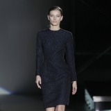 Vestido con estampado de leopardo de David Delf�n
