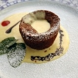 Bavarois de chocolate