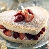 Tartas con forma de coraz�n