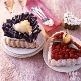 Pasteles con forma de coraz�n