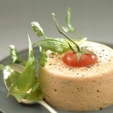 Flan de gambas, delicioso y muy chic