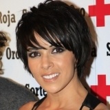 Raquel del Rosario con el pelo corto