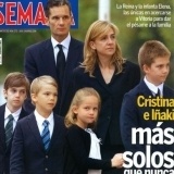 Los duques de Palma y sus hijos en Vitoria
