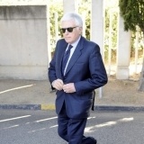 Paolo Vasile durante el funeral de Mar�a �ngeles Sandoval, Pitina