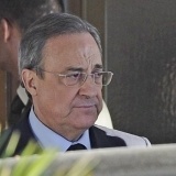 Florentino P�rez, roto de dolor por la muerte de su mujer, Mar�a �ngeles Sandoval, Pitina