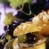 Ir a la foto Canapés de queso azul con uvas