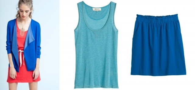 El color azul es una apuesta asegura para tu look de primavera-verano