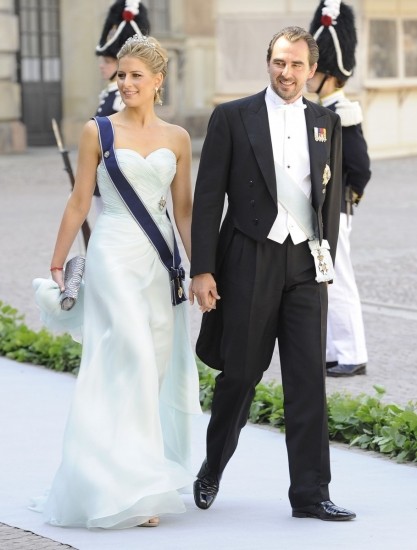 La princesa Tatiana de Grecia y el príncipe Nicolás llegan a la boda de Magdalena de Suecia y Christopher O´Neill