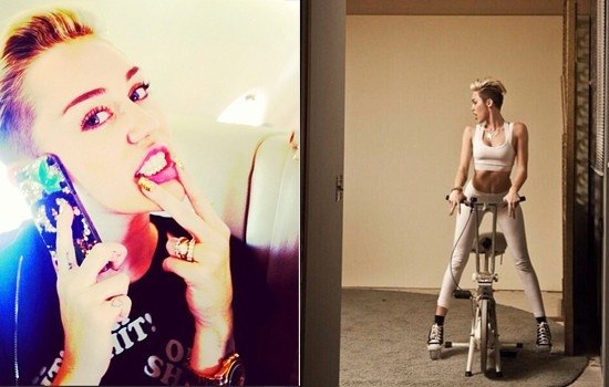 Miley Cyrus muy sexy en dos fotos subidas por ella a Instagram