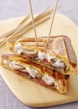 Una cena de lujo a base de sándwiches