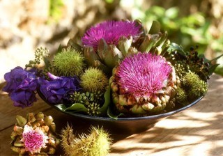 Centros de mesa otoñales