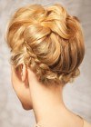 Recogidos para novias: trenza de inspiración griega