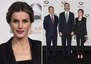 Letizia Ortiz sabe llevar el esmoquin con la elegancia de una Reina