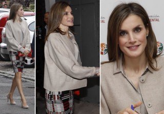 Letizia Ortiz sorprende estrenando look con los colores del otoño