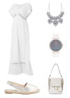 Tu total look white del verano en imágenes ¡blanca y radiante de pies a cabeza!