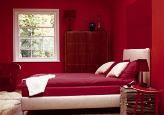 Consejos para combinar el rojo en las paredes y decoración de interiores