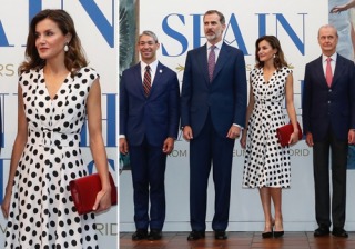 Letizia Ortiz impacta en Texas con su estilazo a la española