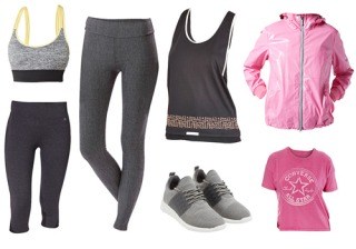 Al gimnasio con estilo: ropa de deporte en imágenes ¡por menos de 30 euros!