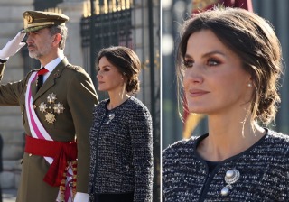 Letizia Ortiz nos da una triple sorpresa en la Pascua Militar