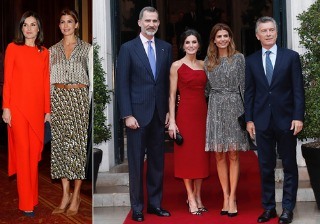Letizia Ortiz y su pasión roja dejan KO a Juliana Awada