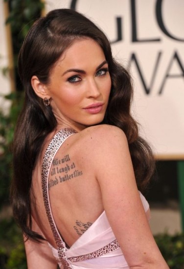 Foto Megan Fox luce sus tatuajes